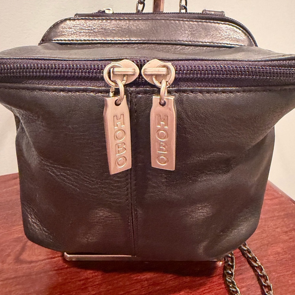 HOBO Black Leather Crossbody Bag - Picture 2 of 8